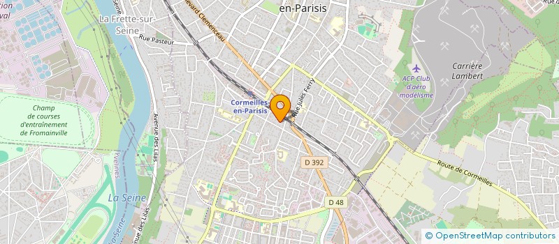 localisation de l'entreprise M.I COMMUNICATION  CORMEILLES-EN-PARISIS