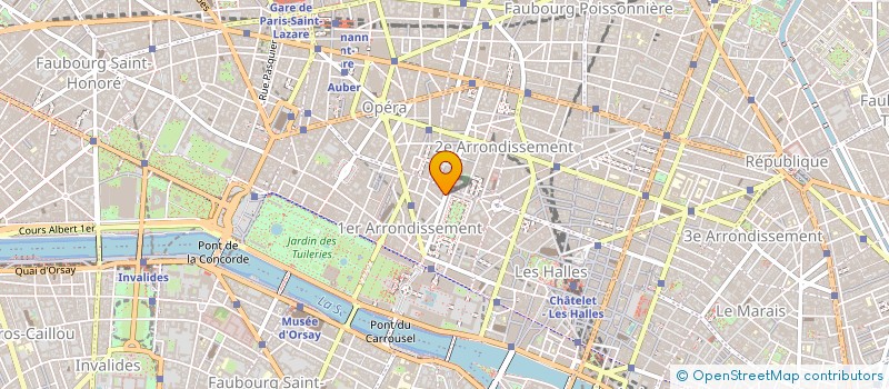 localisation de l'entreprise M I D à PARIS