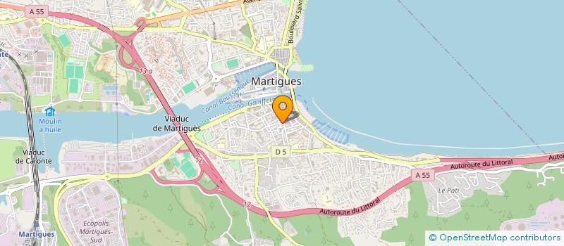 localisation de l'entreprise M.I.D à MARTIGUES