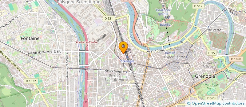 localisation de l'entreprise M.I. DEVELOPPEMENT  GRENOBLE