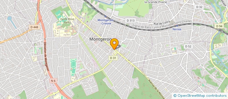 localisation de l'entreprise M I E C C à MONTGERON