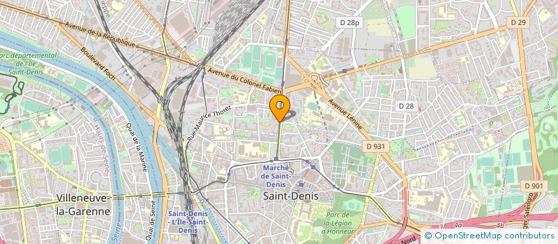 localisation de l'entreprise M - I - E - ELECTRICITE à SAINT-DENIS