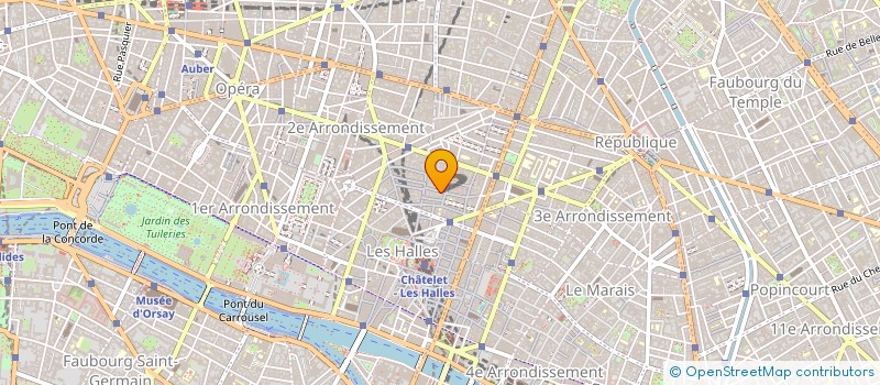 localisation de l'entreprise M.I.G.  PARIS