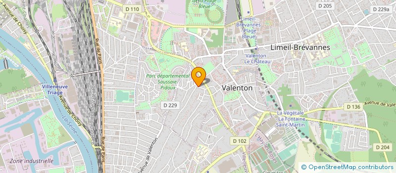 localisation de l'entreprise M.I.G. SERVICES à VALENTON