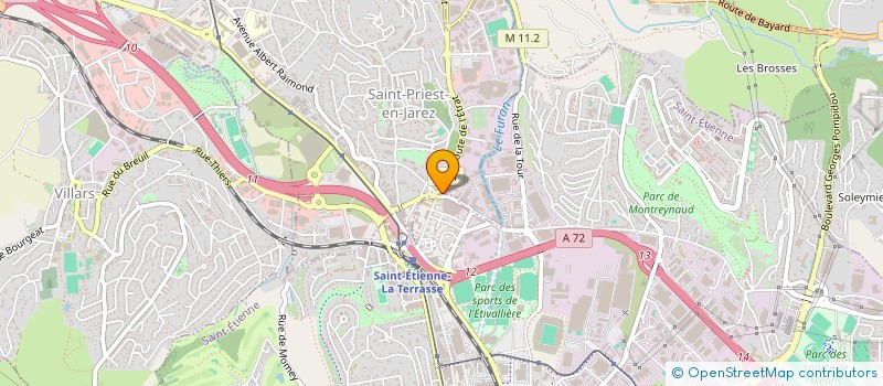 localisation de l'entreprise M.I INVEST  SAINT-JUST-SAINT-RAMBERT