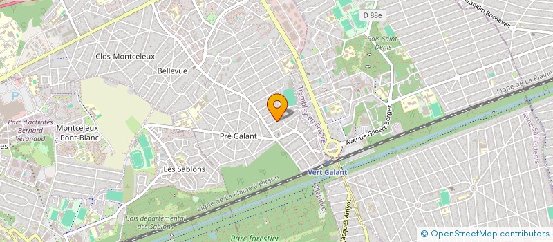 localisation de l'entreprise M.I.K.U à VILLEPINTE