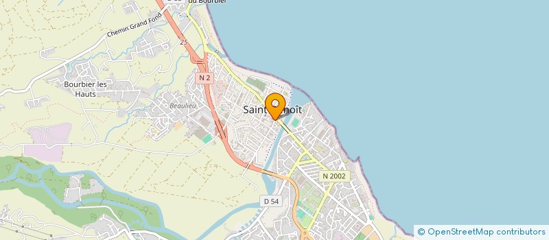 localisation de l'entreprise M.I.L. à SAINT-BENOIT