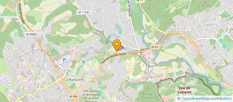 localisation de l'entreprise M.I.L.D. à MONTPELLIER