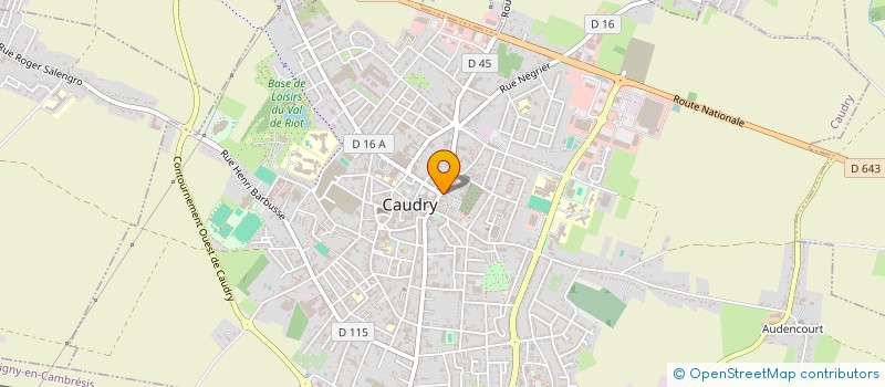 localisation de l'entreprise M.I.L. DIFFUSION à CAUDRY