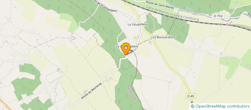 localisation de l'entreprise M.I.L PAYSAGES  COURTONNE-LES-DEUX-EGLISES