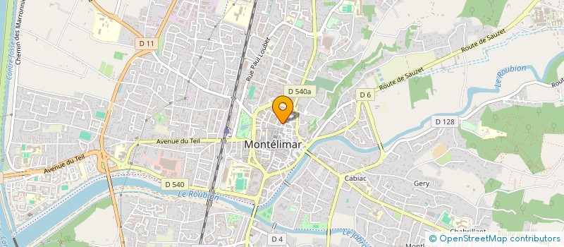 localisation de l'entreprise M.I.L SMART à MONTELIMAR