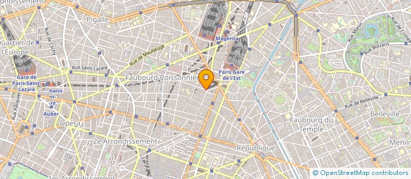 localisation de l'entreprise M I M à PARIS