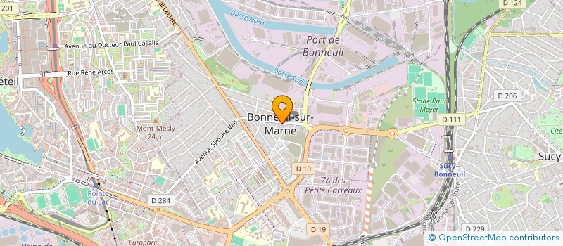 localisation de l'entreprise M.I.N CAPITAL à BONNEUIL-SUR-MARNE