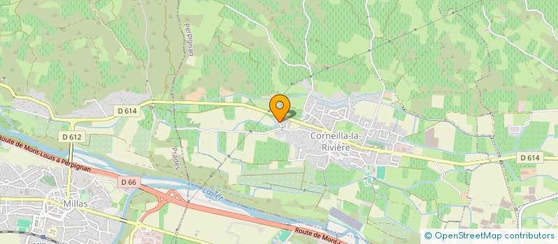 localisation de l'entreprise M.I.N.D. FAMILY  CORNEILLA-LA-RIVIERE