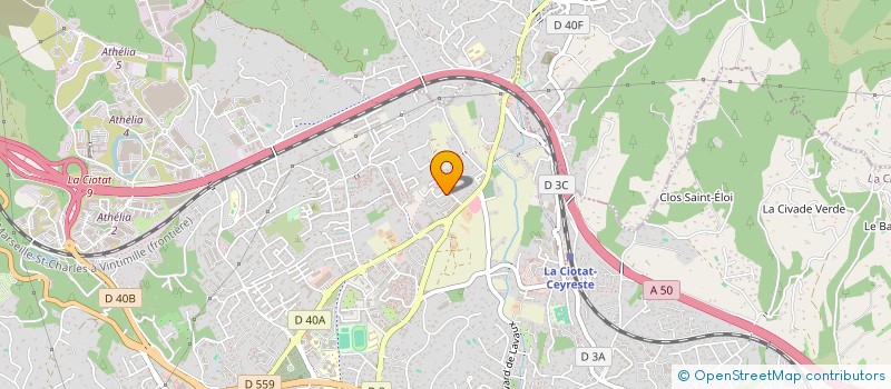 localisation de l'entreprise M.I.N EXPRESS  LA CIOTAT