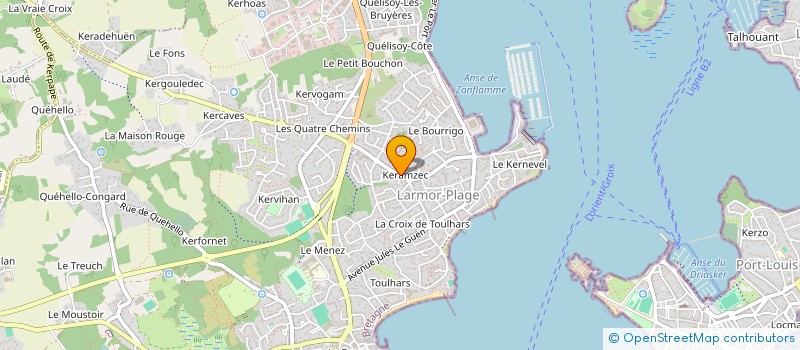 localisation de l'entreprise M I N H E R  LARMOR-PLAGE