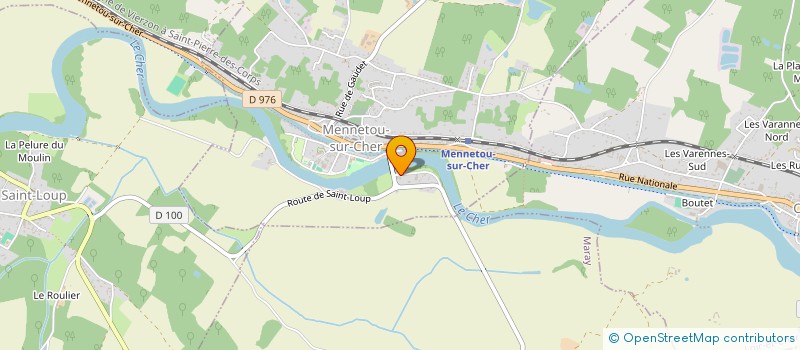 localisation de l'entreprise M.I.N.I.C.O. à MENNETOU-SUR-CHER