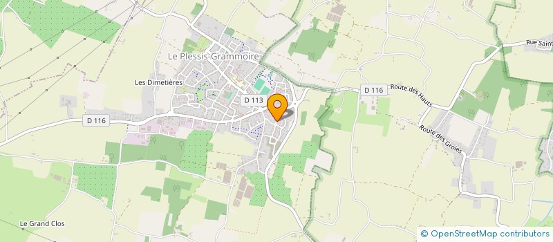 localisation de l'entreprise M I P  LE PLESSIS-GRAMMOIRE