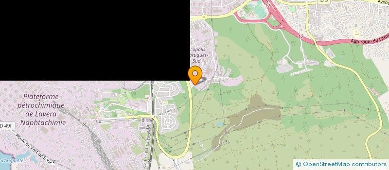 localisation de l'entreprise M.I.P FRANCE  MARTIGUES