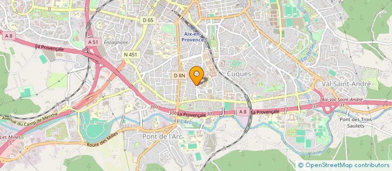 localisation de l'entreprise M.I.S.A.Y.  AIX-EN-PROVENCE