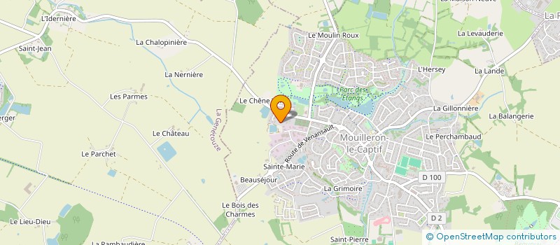 localisation de l'entreprise M.I.S FINANCE  MOUILLERON-LE-CAPTIF