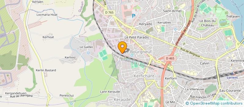 localisation de l'entreprise M.I.S.S.  LORIENT