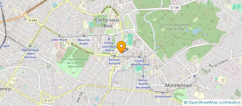 localisation de l'entreprise M.I.T. à CLICHY-SOUS-BOIS