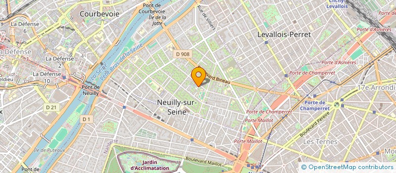 localisation de l'entreprise M.I.T.O. à NEUILLY-SUR-SEINE