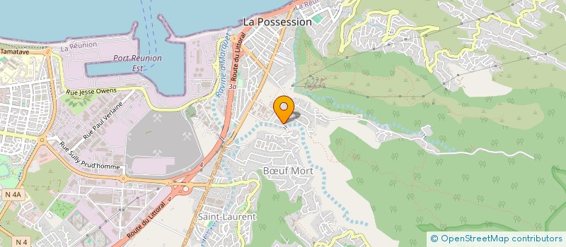 localisation de l'entreprise M.I TRANSPORTS à LA POSSESSION