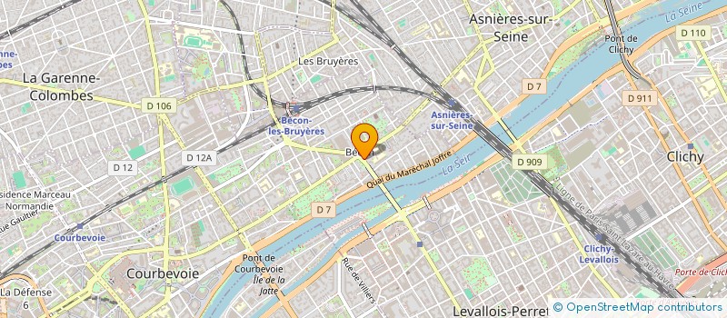 localisation de l'entreprise M'ILE ET UNE PATTES à COURBEVOIE