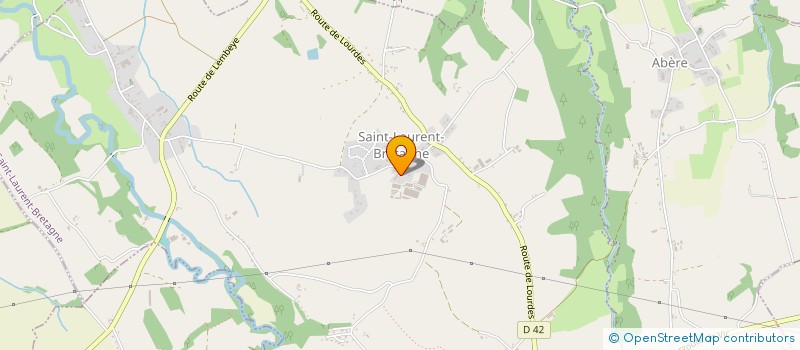 localisation de l'entreprise M IMMO  SAINT-LAURENT-BRETAGNE