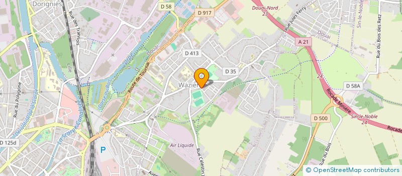 localisation de l'entreprise M'IMMO  WAZIERS