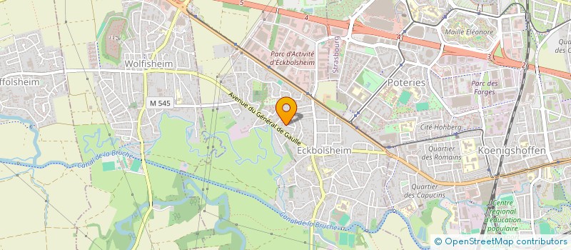 localisation de l'entreprise M-IMMO  ECKBOLSHEIM