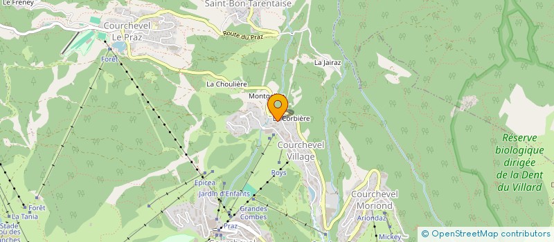 localisation de l'entreprise M.IMMO.R à COURCHEVEL
