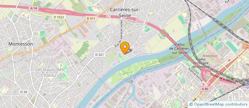 localisation de l'entreprise M IMMOBILIER  CARRIERES-SUR-SEINE