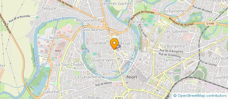 localisation de l'entreprise M-IMMOLOC  NIORT