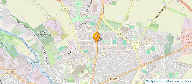 localisation de l'entreprise M-IMPORT à AMIENS