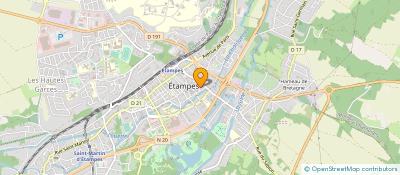 localisation de l'entreprise M'IMPROVISE à ETAMPES