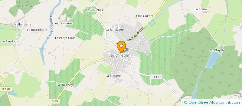 localisation de l'entreprise M'INSTITUT à BRISSAC LOIRE AUBANCE