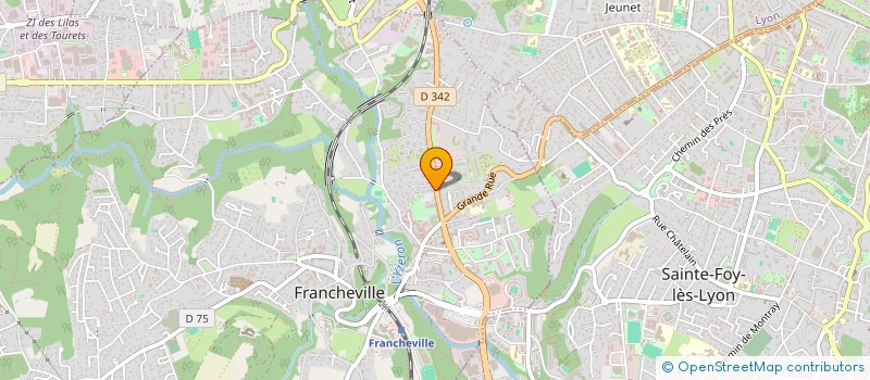 localisation de l'entreprise M'INVEST  FRANCHEVILLE