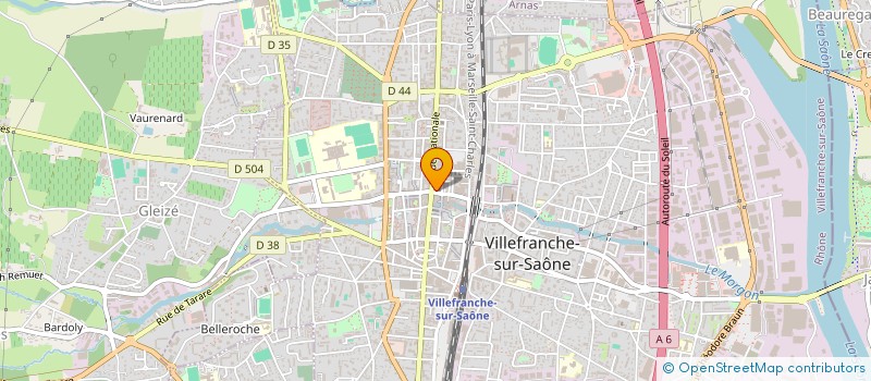 localisation de l'entreprise M INVEST  VILLEFRANCHE-SUR-SAONE