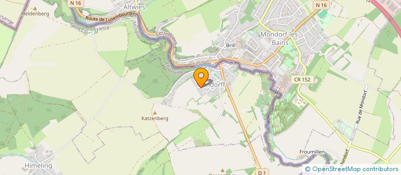 localisation de l'entreprise M INVEST  MONDORFF