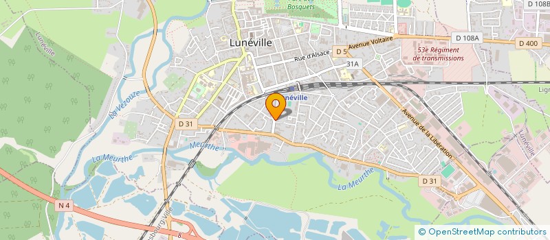 localisation de l'entreprise M-INVESTISSEMENT  LUNEVILLE