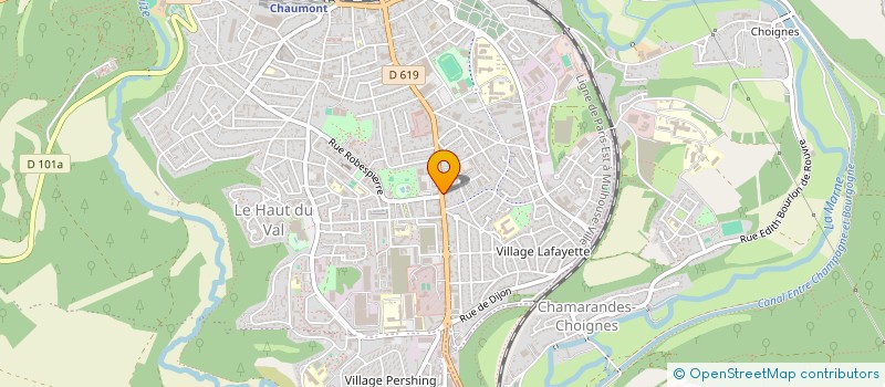localisation de l'entreprise M-INVESTISSEMENT à CHAUMONT