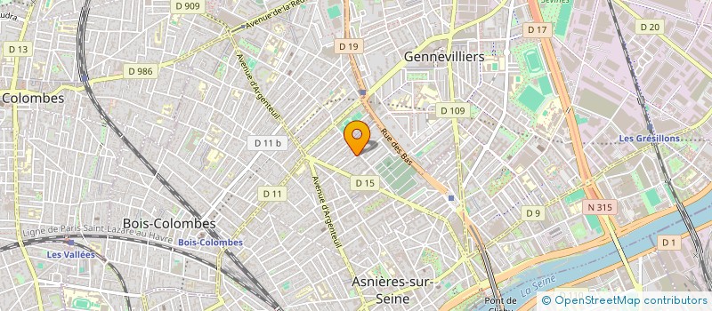 localisation de l'entreprise M-IORA SERVICE à ASNIERES-SUR-SEINE