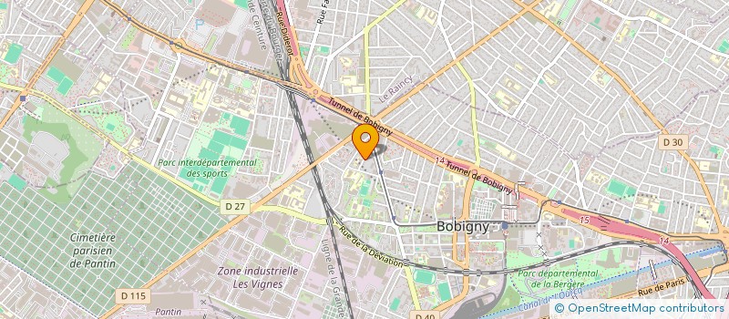 localisation de l'entreprise M. IQBAL  BOBIGNY