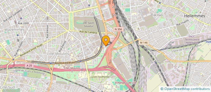 localisation de l'entreprise M&IT CONSULTING à LILLE