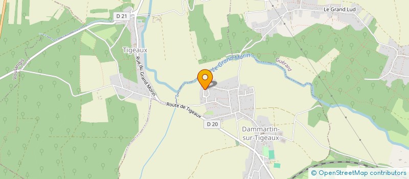 localisation de l'entreprise M.J 1923  DAMMARTIN-SUR-TIGEAUX