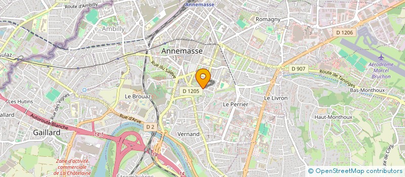 localisation de l'entreprise M.J. à ANNEMASSE