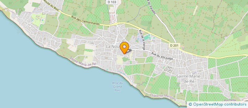 localisation de l'entreprise M.J.  SAINTE-MARIE-DE-RE